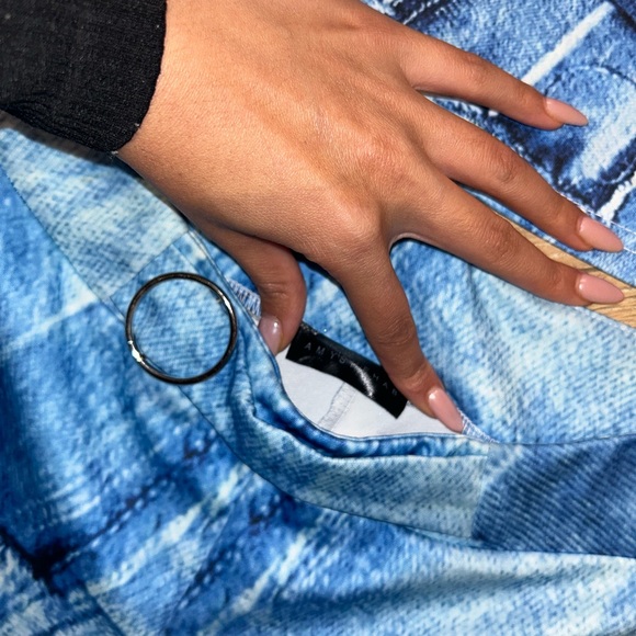 AMY HEBAB DENIM PRINT MATCHING SET - Picture 4 of 4